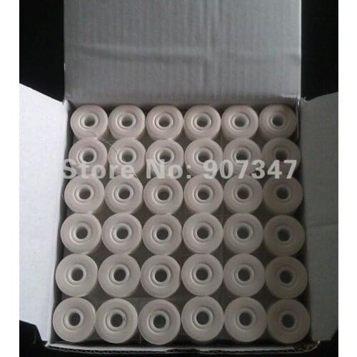 L type pre-wound bobbin thread with card sides, spun polyester cardboard sides+free shipping