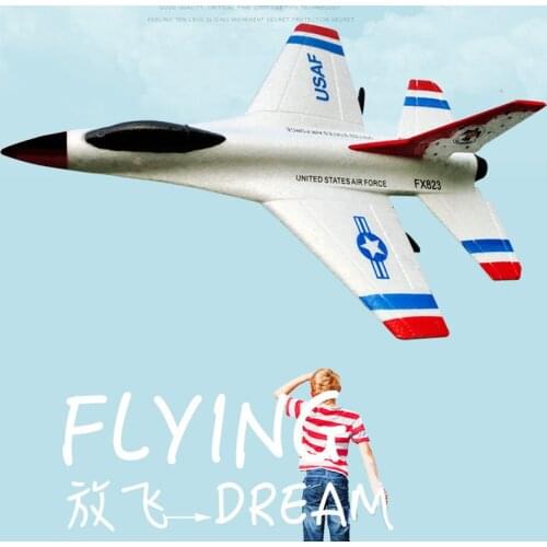 Highly Simulate Remote Control Stunt Fly Airplane Tough Propeller EPP Light Material Rechargeable RC Fighter Model Toy For Kids