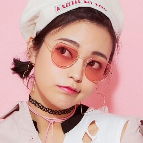 Yoovos 2021 Fashion Metal Mirror Sunglasses Women Ocean Lens Glasses Men Small Frame UV400 Shopping Oculos De Sol Feminino