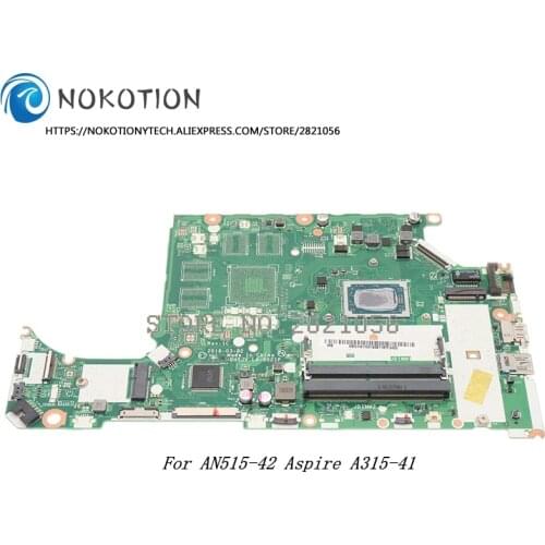 Nokotion DH5JV LA-G021P NBGY911001 NB.GY911.001 For Acer Nitro 5 AN515-42 Aspire A315-41 laptop motherboard