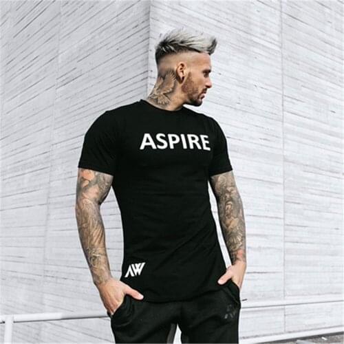 New Summer Casual Short Sleeve T Shirts Outdoor Running Mens T-shirt Gyms Fitness Running Training Fashion Tops Sportswears