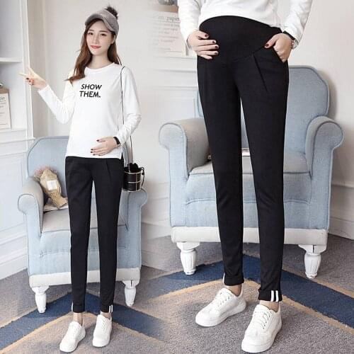 Autumn and winter cotton fashion casual maternity pants, wild sports wear, harem pants