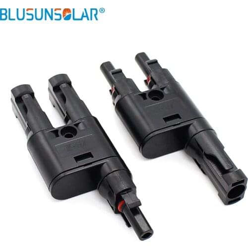 Solar Panel T Branch Connectors Splitter Coupler MMF and FFM Wire Branch