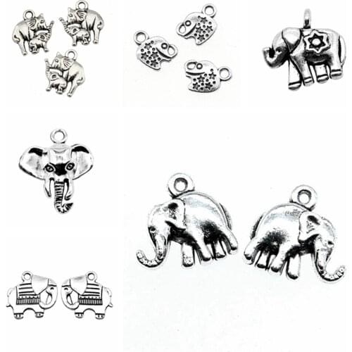 Tristana Small Elephant Thai Elephant Charms designer charms for jewelry making diy jewelry kit accessories