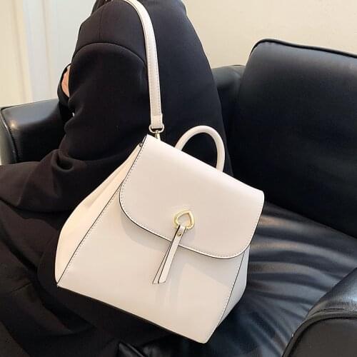 Casual Pu Leather Women Backpacks High Quality Ladies Small Shoulder Travel Bag Fashion School Backpack for Teenager Girls New