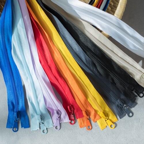 Resin Long Sewing Zipper Accessories 45 Cm 70 Cm Suitable For Sweater Cardigan Mens and Womens Sleeping Bag Jacket Raincoat