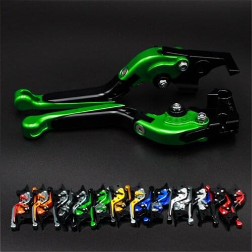 16 Colors Motorcycle CNC Brake Clutch Levers and Handlebar Hand Grips for Kawasaki Z 125 Z125 2015 2016 2017