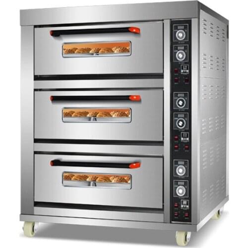 6 trays Electric Bread oven three layer plate of commercial oven pizza oven cake bread egg tarts oven