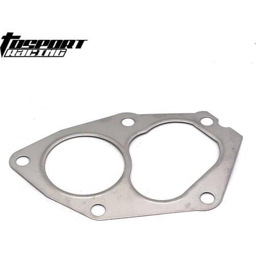 Stainless Steel Turbo Flange + Gasket For Mitsubishi Lancer EVO 4 5 6 7 8 9