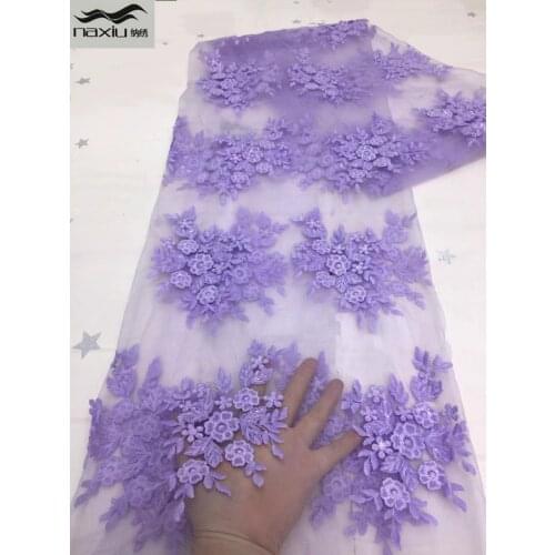 Madison Tulle Flower Sequins Lace Fabric Bridal Light Embroidery Elegant African Nigerian Latest Design Style High End