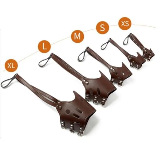 Comfy Soft leather Pet Dog Muzzle Breathable Basket Muzzles for Small Medium Large and X-Large Dogs Stop Biting Barking Chewing2