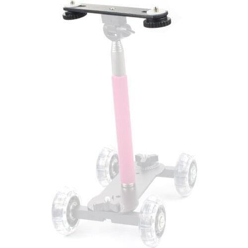 Universal Camera Tripod Dual Flash Speedlite Light Bracket Mount Holder with 1/4 Screw for Canon 7DII 70D DSLR Camera Camcorder