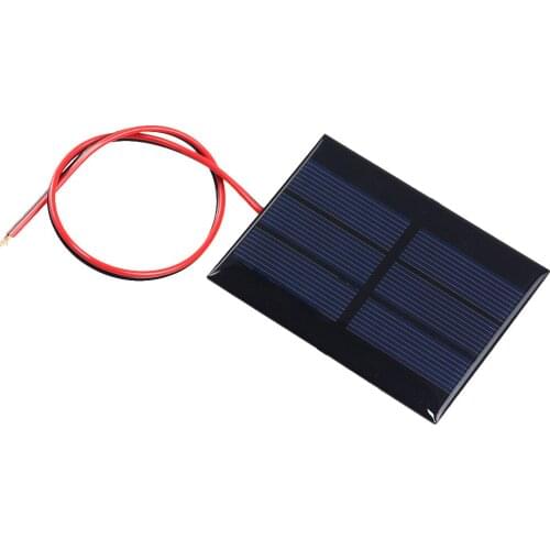 1PCS 1.5V 0.65W Solar Panel With 30CM Wire Mini Solar System DIY For Battery Cell Phone Charger