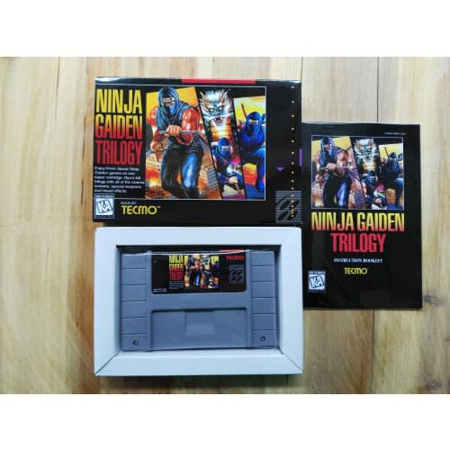 16Bit Games ** Ninja Gaiden Trilogy ( USA Version!! Box+Manual+Cartridge!! )
