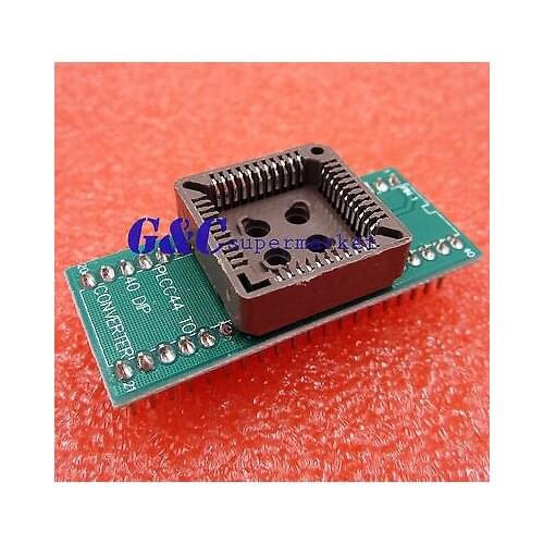 5PCS PLCC44 to DIP40 EZ Programmer Adapter Socket Universal Cverter diy electronics