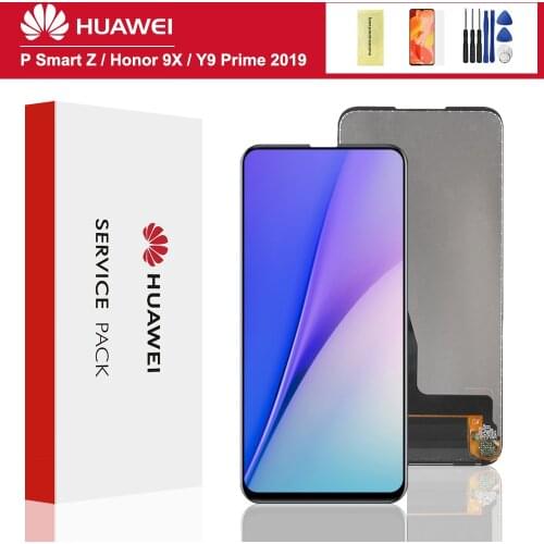 6.59'' For Honor 9X LCD For HUAWEI P Smart Z LCD Screen STK-LX1 For huawei Y9 Prime 2019 LCD Display Touch Screen STK-L21