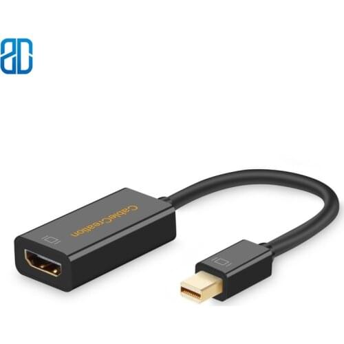 Active Mini Displayport to HDMI Adapter Mini DP(Thunderbolt Port 2) to HDMI AV HDTV Male to Female Adaptor