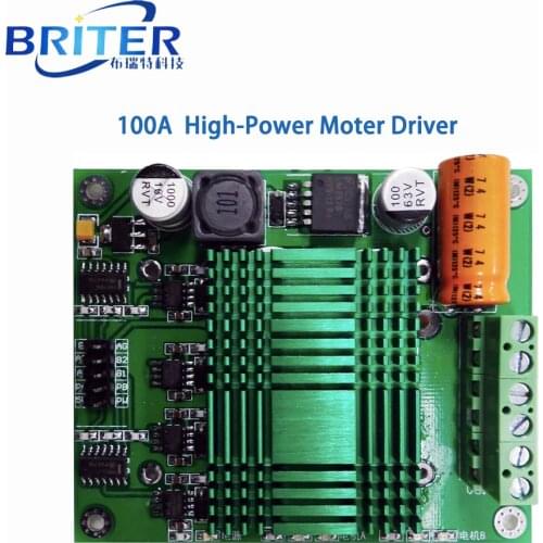 Motor drive board DC12-48V motor drive moudle 100A high power Controller Board DIY robot kit