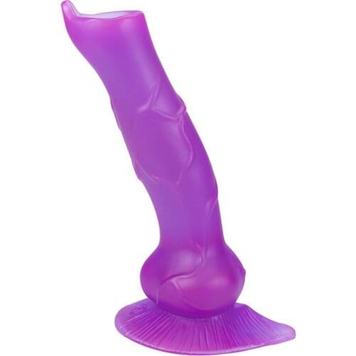 Dog Dildo Penis Sex Toys for Women Vagina Anal Masturbation Sucking Couple Lesbian Flirting G-spot Masturbator