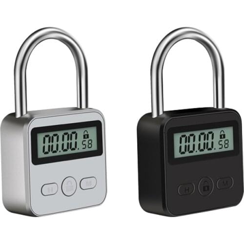 Digital Timed Lock Fetish Handcuffs Mouth Gag Electronic Timer Lock Bdsm Bondage Restraints Lock Sex Toys For BDSM Adult Game