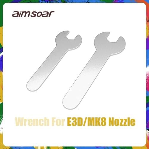 Nozzle Wrench 6mm 7mm Steel Spanner For E3D MK8 Nozzle tool 3D Printer Parts