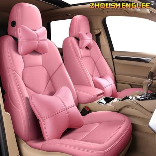ZHOUSHENGLEE Make Custom Leather car seat cover For LEXUS GS250 GS350 GS450h GS300h GX400 GX460 Automobiles Seat Covers car sea