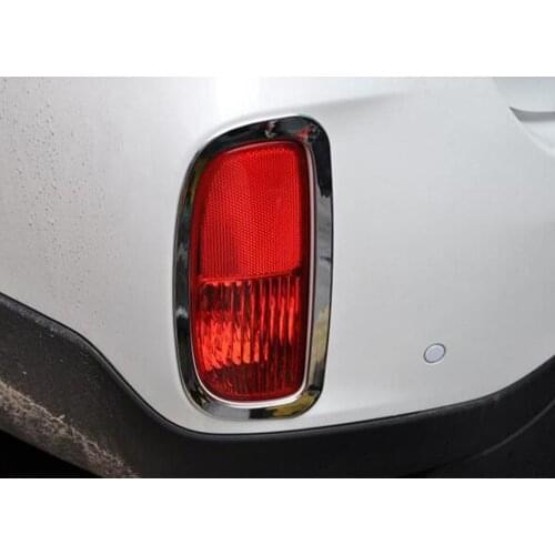 Car styling cover ABS Chrome rear tail back fog Light Lamp trim molding 2pcs For Kia Sorento 2013 2014