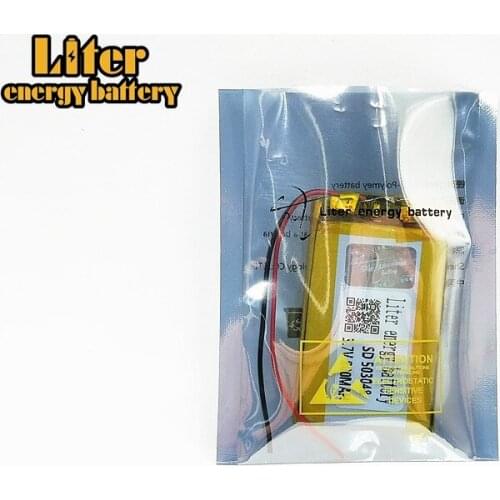 3.7V 800mAh 503048 polymer lithium ion / Li-ion Rechargeable battery With PCB for dvr MP3 MP4 GPS DVD Toy Bluetooth Speaker