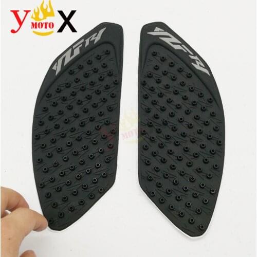 For Yamaha R1 2009-2014 2010 2011 2012 Motorcycle Fuel Gas Stickers Knee Grips Rubber 3M 3D Tank Side Decals Traction Pad Guard