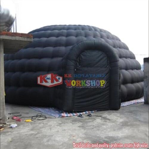 New Outdoor Large Black Inflatable Dome Winter Tent