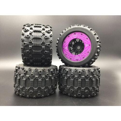 17mm 1/8 Off-road Original Axial BigfootTuck Tires+Wheels for HPI 4.6 Flux 5.9 Tekno MT410