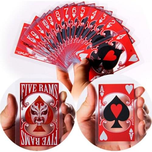 Face Transparent Cards Frosted Waterproof Plastic Playing Cards For Gift/Party/Family Game Magic Poker