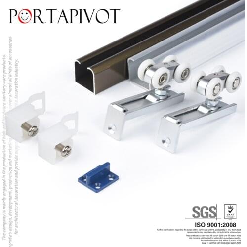 Wardrobe Hanging Roller Pulley Wooden Door Sliding Door Hardware Hanging Pulley Wheel Slides Rail Pulley Trumpet