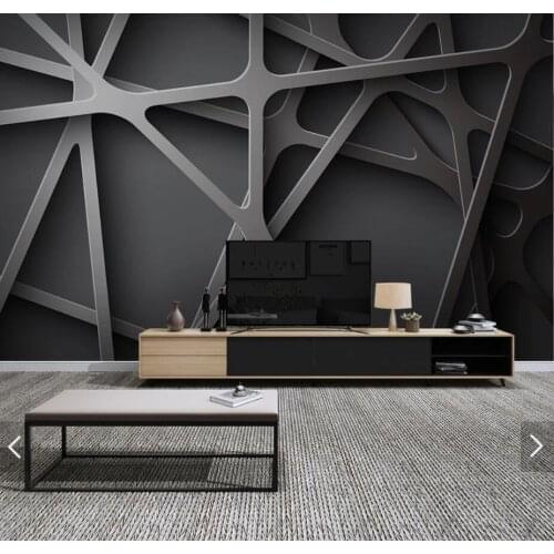 Custom Photo Wallpaper 3d Abstract Industrial Wallpapers Mural Art Wall Decals HD Printed Wall Paper Rolls Wall Photo Murals