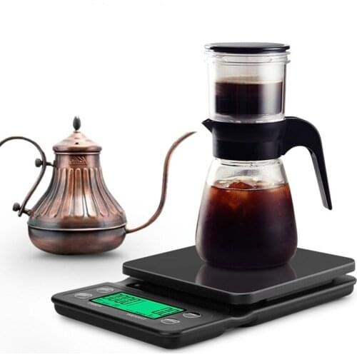 5kg/0.1g Coffee Scale With Timer Portable Electronic Digital Kitchen Scale High Precision LCD Electronic Scales