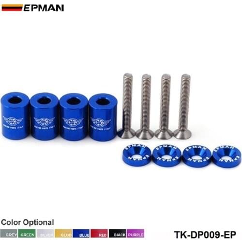 EPMAN Sport 1" BILLET HOOD VENT SPACER RISER KITS FOR ALL TURBO / ENGINE/MOTOR SWAP 6MM TK-DP009-EP