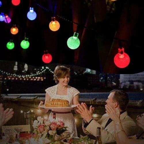 30Led Solar Powered Bulbs Led String Lights for Outdoor Lighting Courtyard Street Garden Led Fairy Lights Christmas Garland