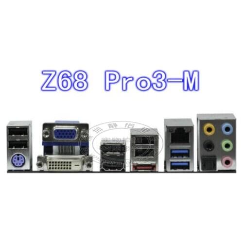 IO I/O Shield BackPlate Blende Bracket For ASRock Z68 Pro3-M