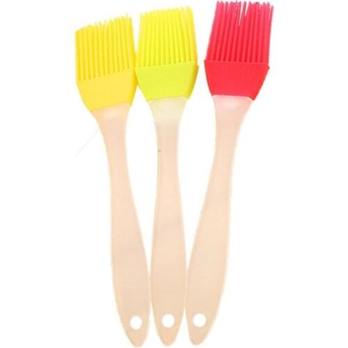 High Temperature Silicone Oil Brush Baking Bakeware Bread Cook Pastry Oil Detachable Cream BBQ Basting Brush