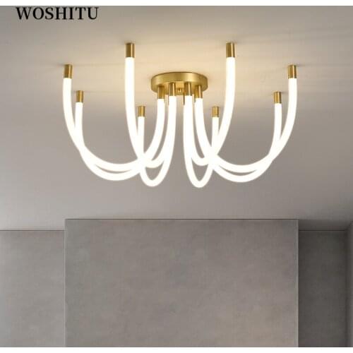 Дизайнерские люстры WOSHITU China At AliExpress