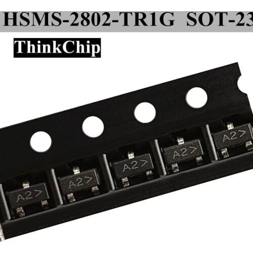 10pcs) HSMS-2802-TR1G HSMS-2802 SOT-23 RF Schottky Barrier Diodes (Marking A2)