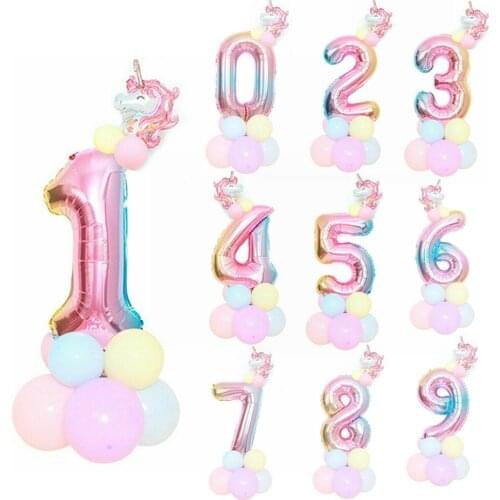 14Pcs Multi Latex Confetti Balloon Happy Birthday Party Balloons Gold Helium Ballons Kids Baby Shower Party Decoration Supplies