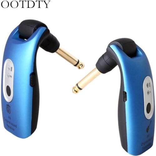 2.4GHz Wireless Guitar System Transmitter A9 Receiver Built-in Rechargeable Musical Instrument Accessories
