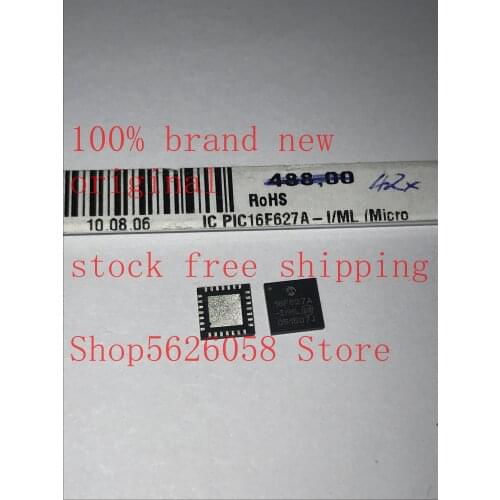 5PCS/LOT PIC16F627A-I/ML 16F627A-I/ML PIC16F627A-I PIC16F627A QFN 100% new original STOCK