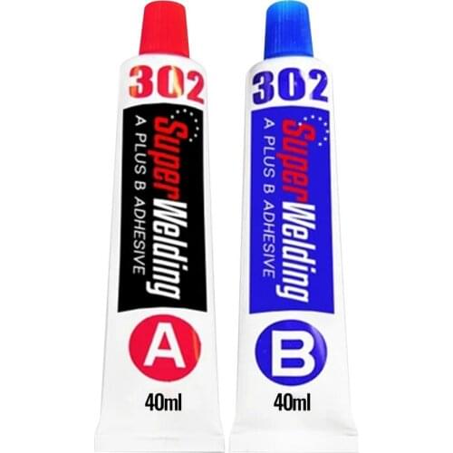 AB Glue Iron Stainless Steel Aluminium Alloy Glass Plastic Wood Ceramic Strong Quick-drying Casting Repair Sealers Home Tools