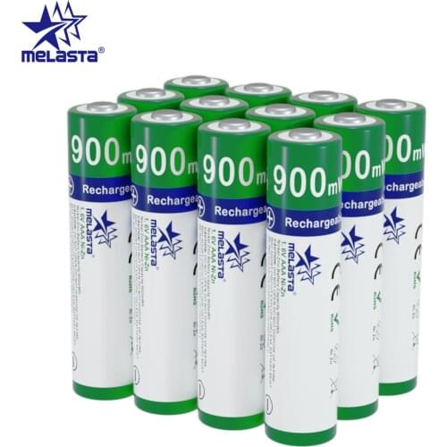 Melasta 12PCS AAA 900mWh 1.65V Ni-Zn battery rechargeable NIZN batteries for digital camera toys CD players Clock free shipping