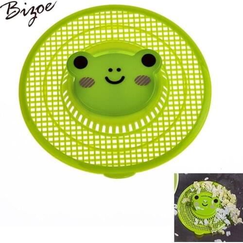 4PCSCartoon Bathroom Accessories Creative Portable Filter Hair Curl Bathroom Sink Hair Care Catcher Kitchen Cleaning Tool