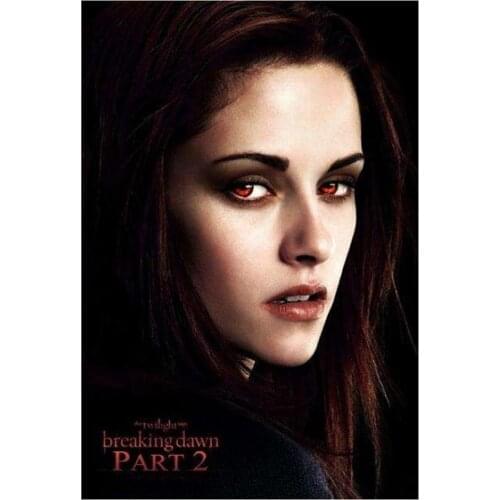 New 5D DIY Full Round "The Twilight Saga" Movie Diamond Painting Poster Embroidery Cross Stitch Mosaic Home Decor Gift XN1107