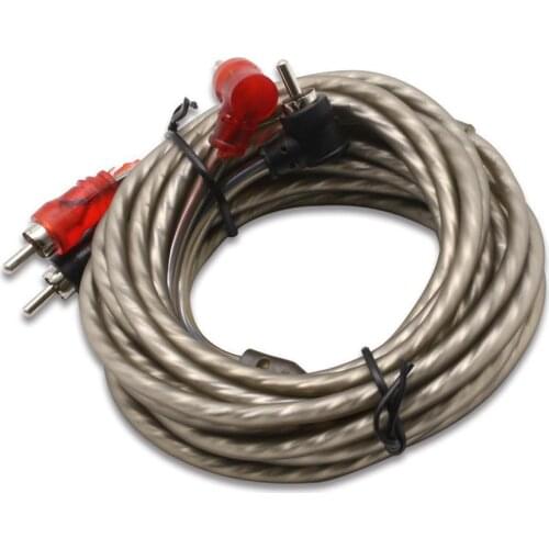 Car Audio Cable 5m Fine Copper Audio Signal Cable for Car Audio Refit