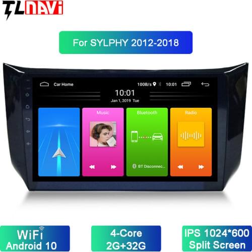 Android 10 car dvd player for 1Nissan Sylphy B17 Sentra 12 2013 2014 2015 2016 2017 2018 auto gps navigation stereo